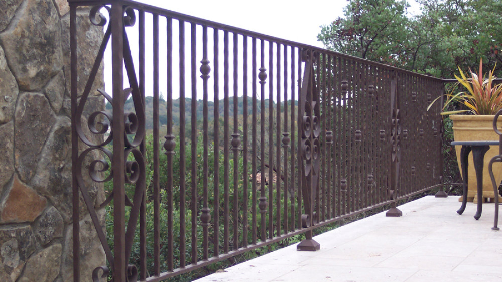 Hand Forged Outdoor Fence [048]