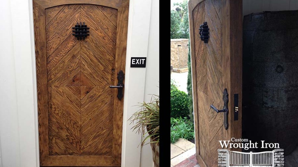 Steel Door with White Oak Overlay