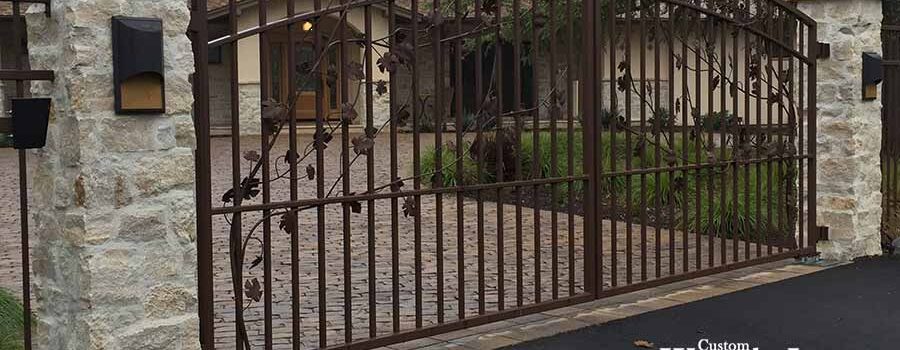 Sonoma County Vine Decorated Gate