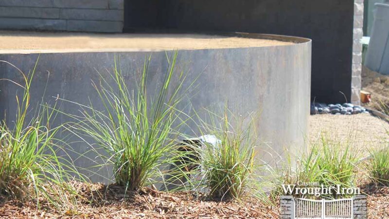Corten Steel Retaining Wall