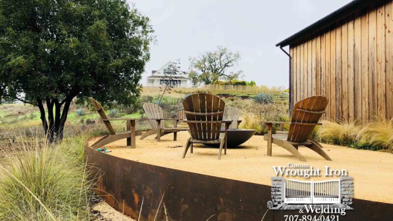 Corten-Steel-Retaining-Wall